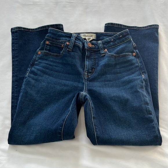 Madewell Curvy Kick Out Cropped Petite Jeans - Picture 1 of 4